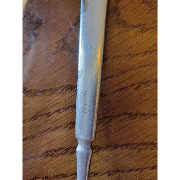 Lot of 3 Vintage Antique 1857 A S CO. # 16 Silvertone Flatware Dinner Forks - Picture 5 of 6